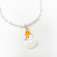 Pearly Snow-Pal Necklace