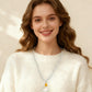 Pearly Snow-Pal Necklace