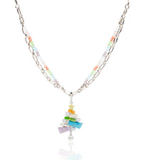 Topsy-Turvy Tree Pearl Necklace