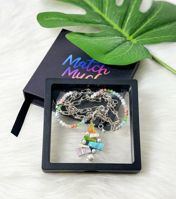 Topsy-Turvy Tree Pearl Necklace