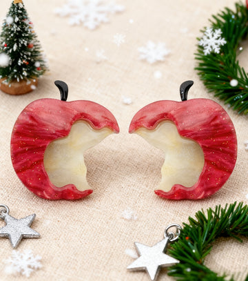 Cheeky Apple Nibbles Earrings
