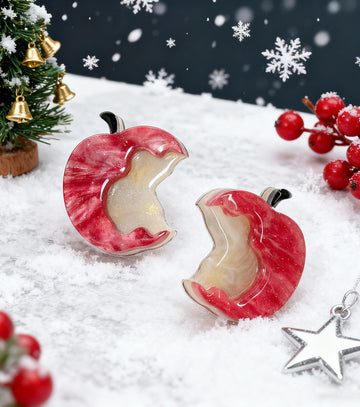 Cheeky Apple Nibbles Earrings