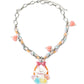 Floral Cradle Bunny Necklace