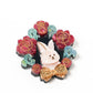Glam Rose Bunny Brooch