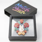 Glam Rose Bunny Brooch