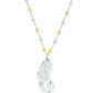 Glittering Cream Seahorse Necklace