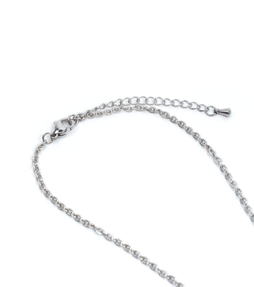 Glittering Cream Seahorse Necklace