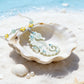 Glittering Cream Seahorse Necklace