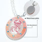 Pink Swimmer Jellyfish Necklace