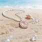 Pink Swimmer Jellyfish Necklace